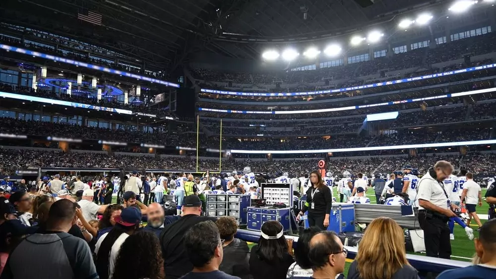 View of the field from the Miller Light Club on the Field Level. All Field Suites on the home side of the stadium have access to the Miller Lite Club. 