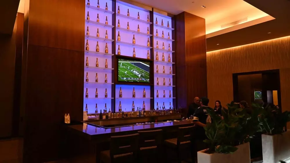 Owners Club exclusive bar. 