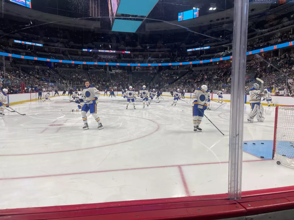 Colorado Avalanche Glass Seats