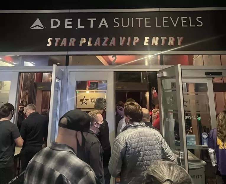 Enter the arena through the VIP Entrance