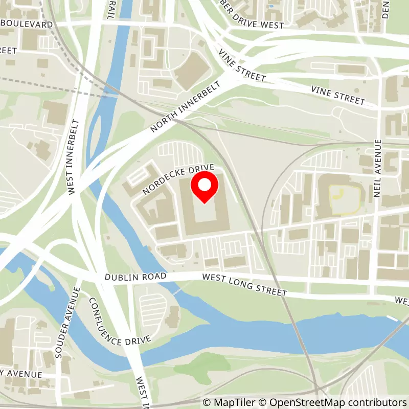 Map of ScottsMiracle-Gro Field's location