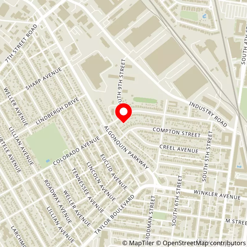 Map of Churchill Downs's location