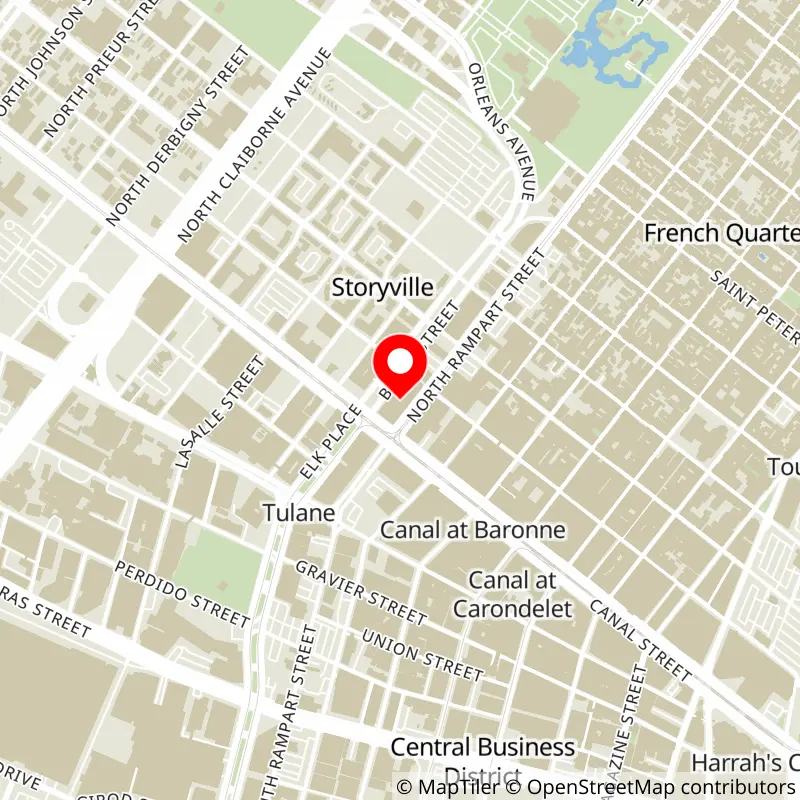 Map of Saenger Theatre - New Orleans's location