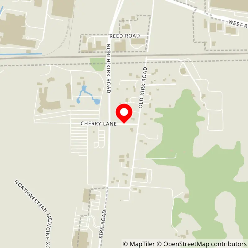 Map of Northwestern Medicine Field's location