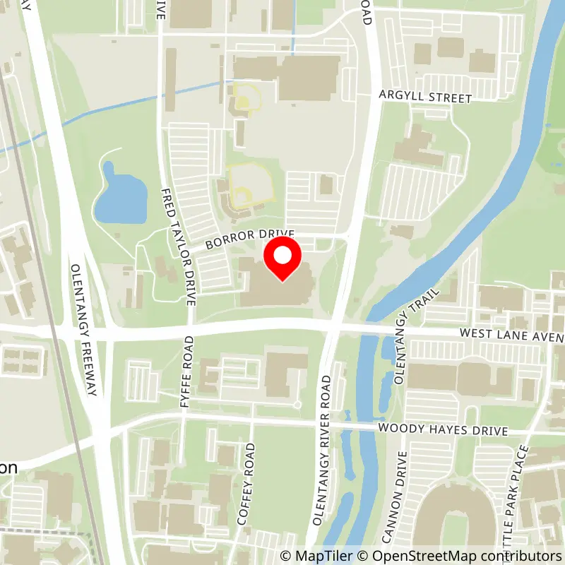 Map of Value City Arena at The Schottenstein Center's location