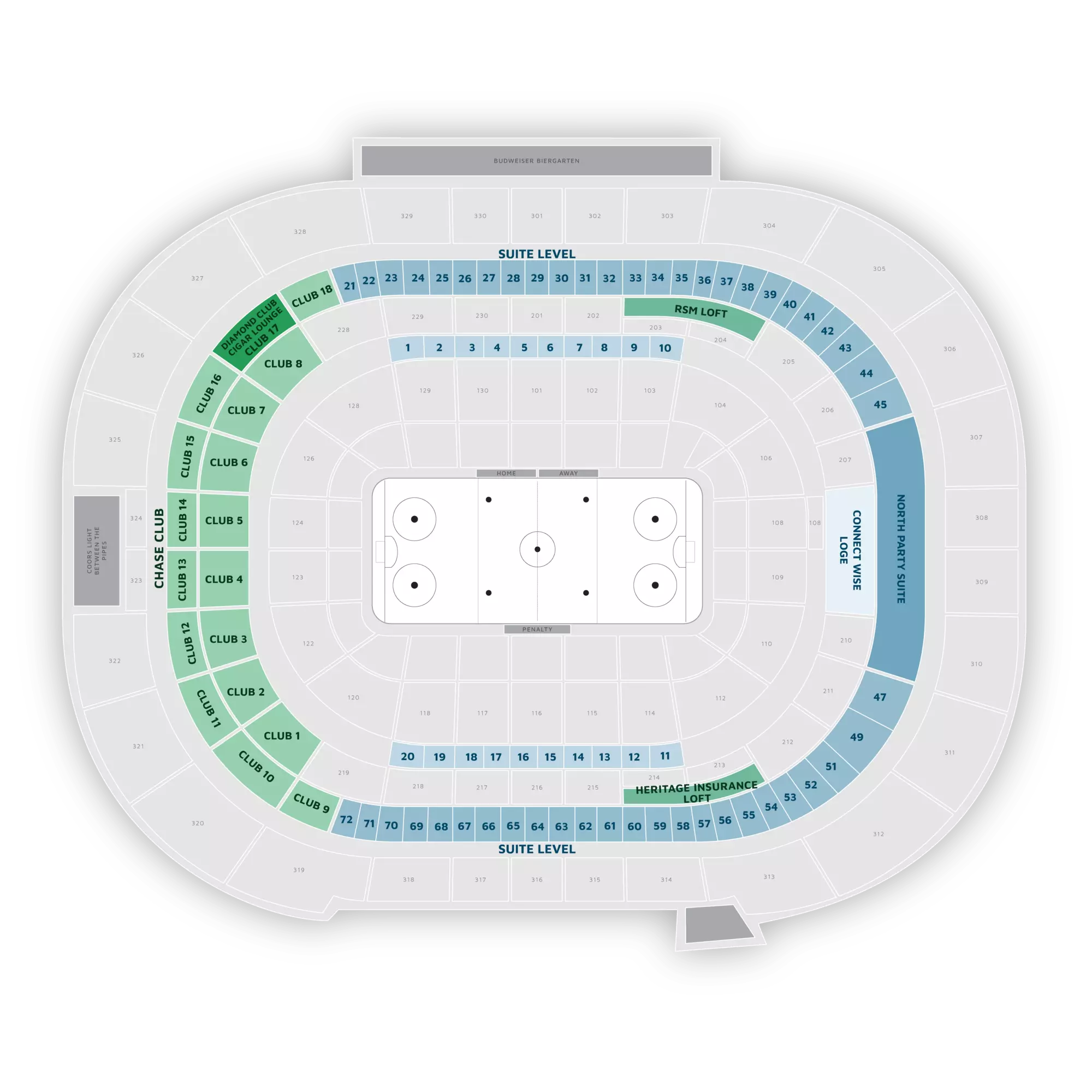 chicago blackhawks stadium  seating chart