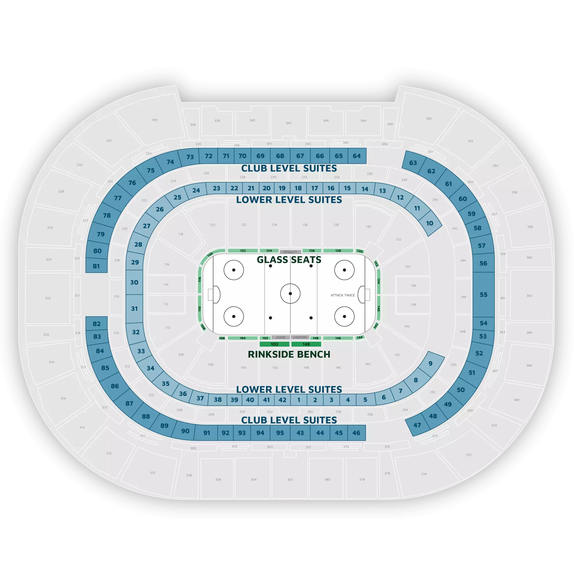 Ball Arena Seating Chart & Map