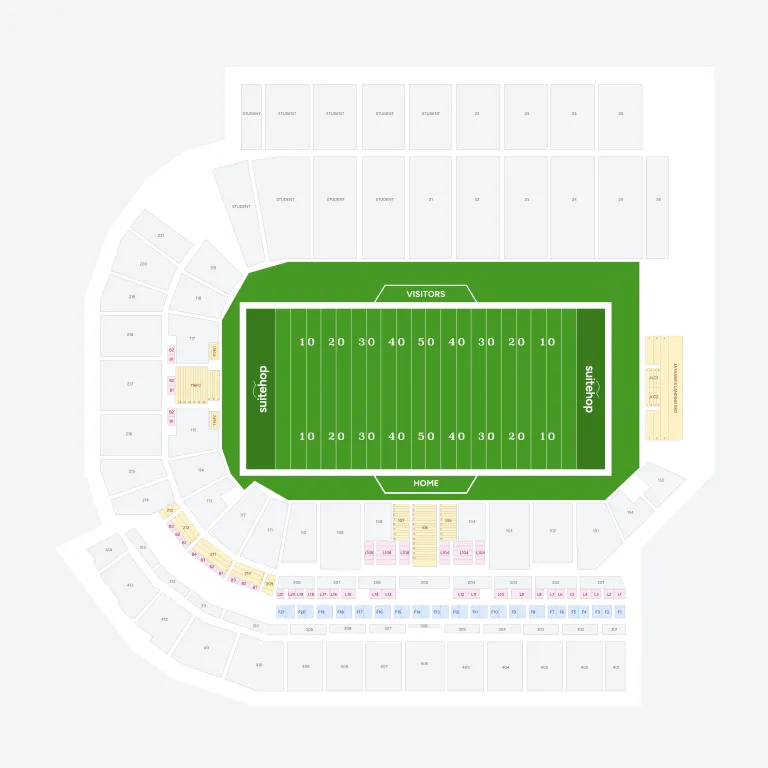 Oklahoma State Cowboys at Kansas Jayhawks Football Suites and