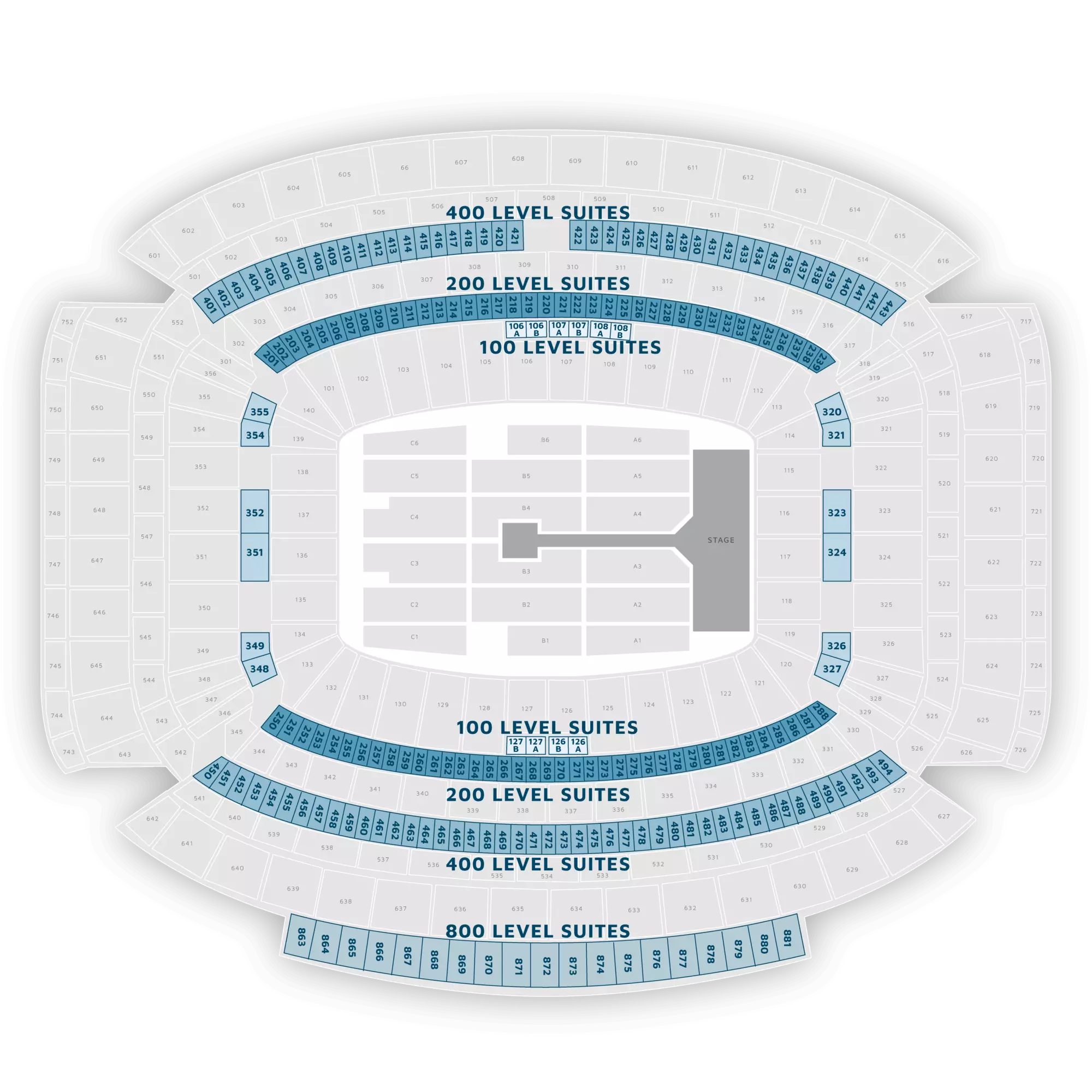 Reliant Stadium Concert Seating