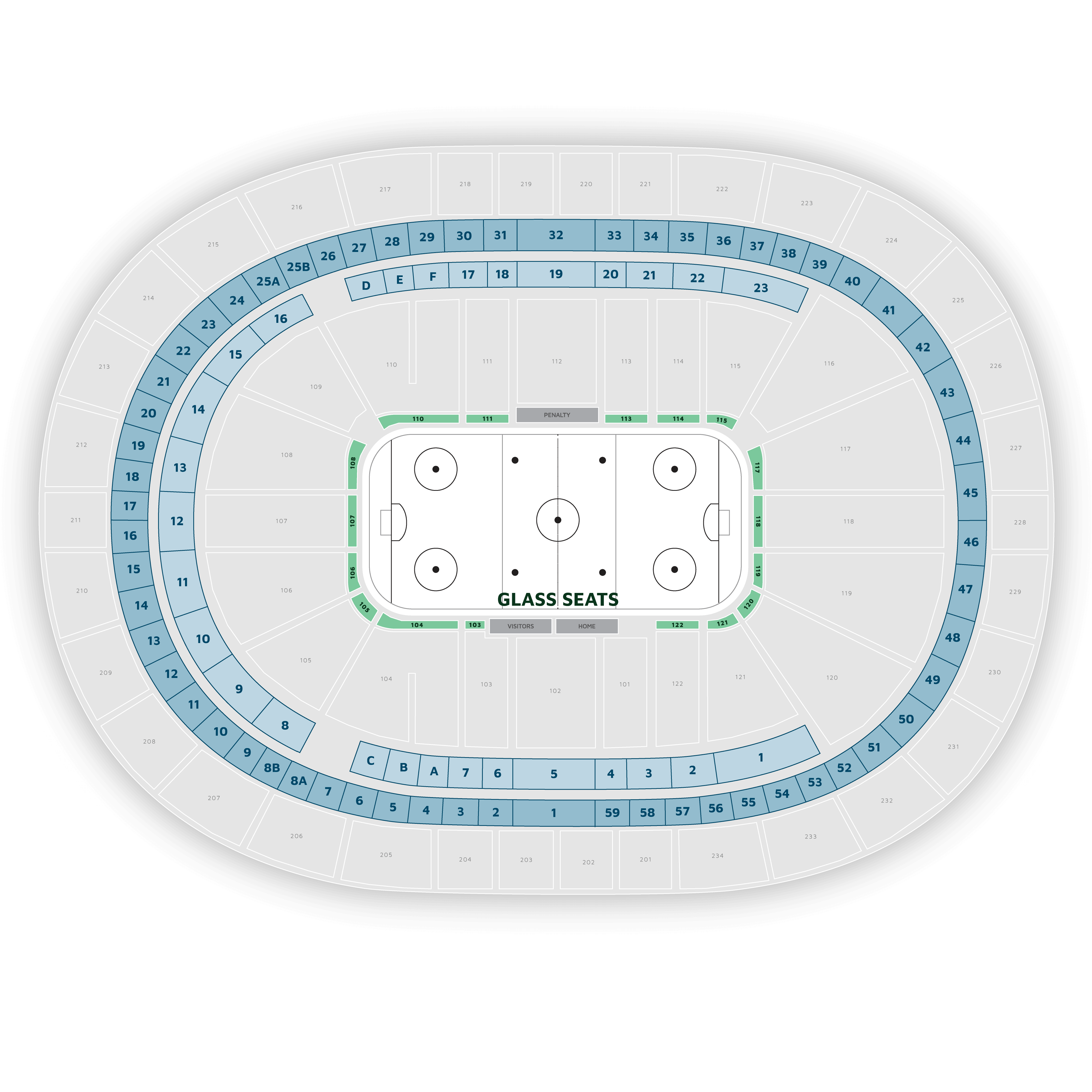 Share 79+ imagen ppg paints arena seating chart with seat numbers In